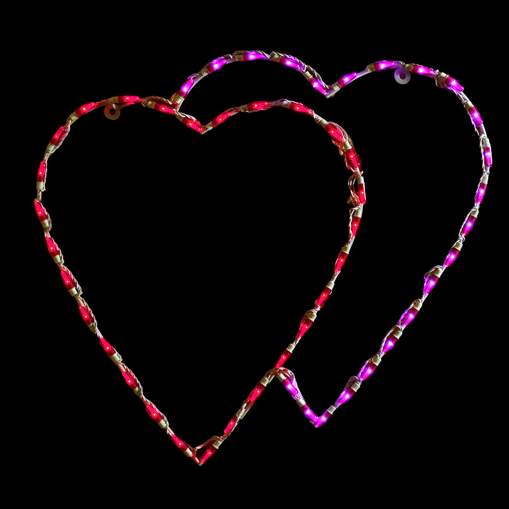 LED Heart Double