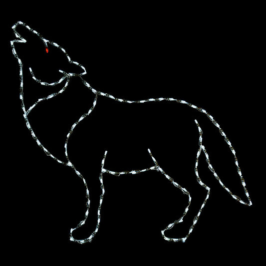 LED Howling Wolf