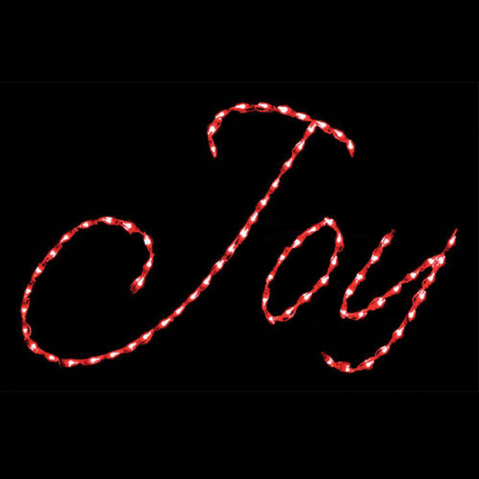 LED Joy Word Sign