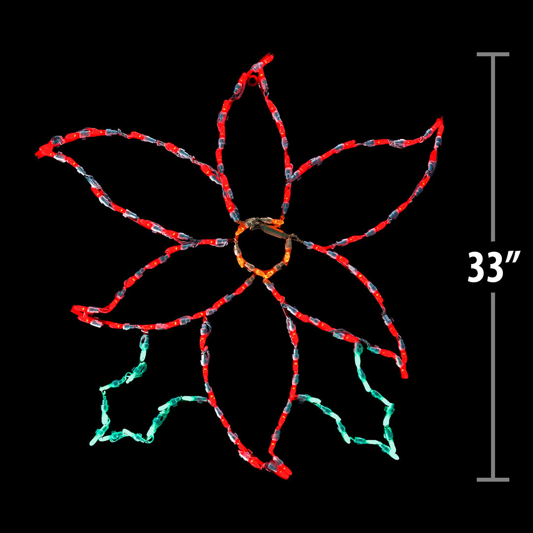 LED Poinsettia DELUXE