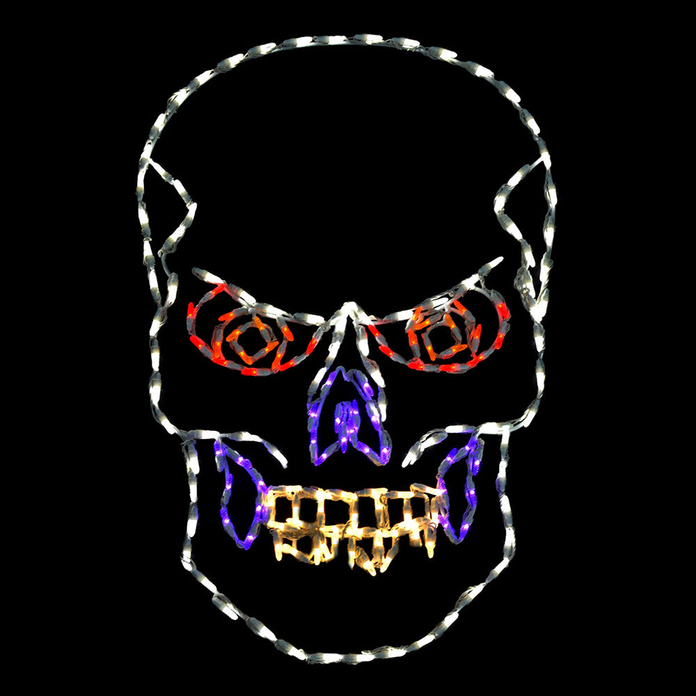 LED Skull Scary
