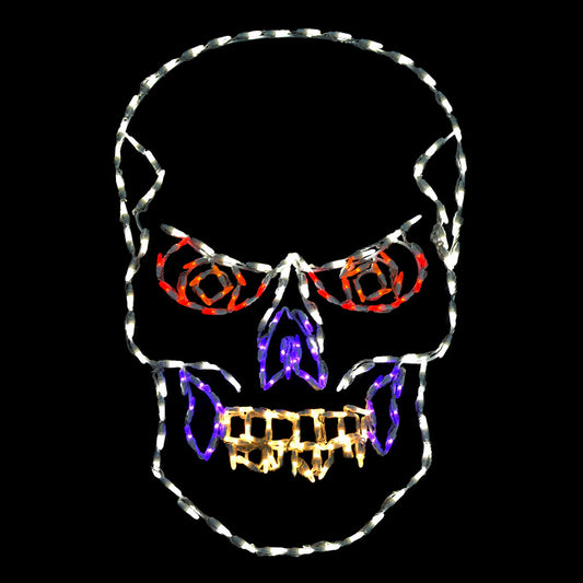 LED Skull Scary