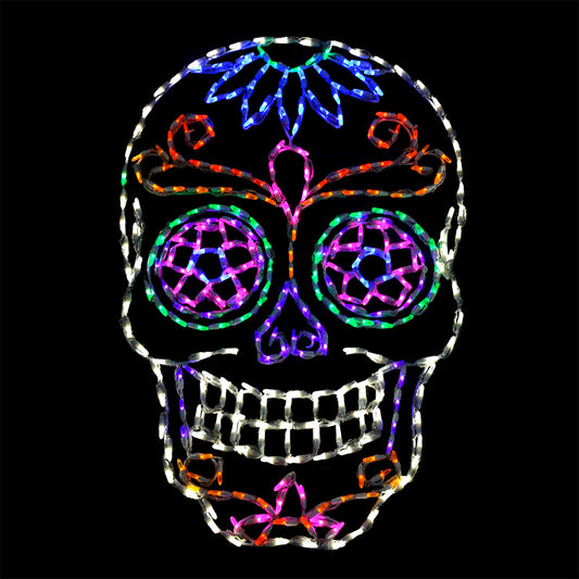 LED Sugar Skull Calavera