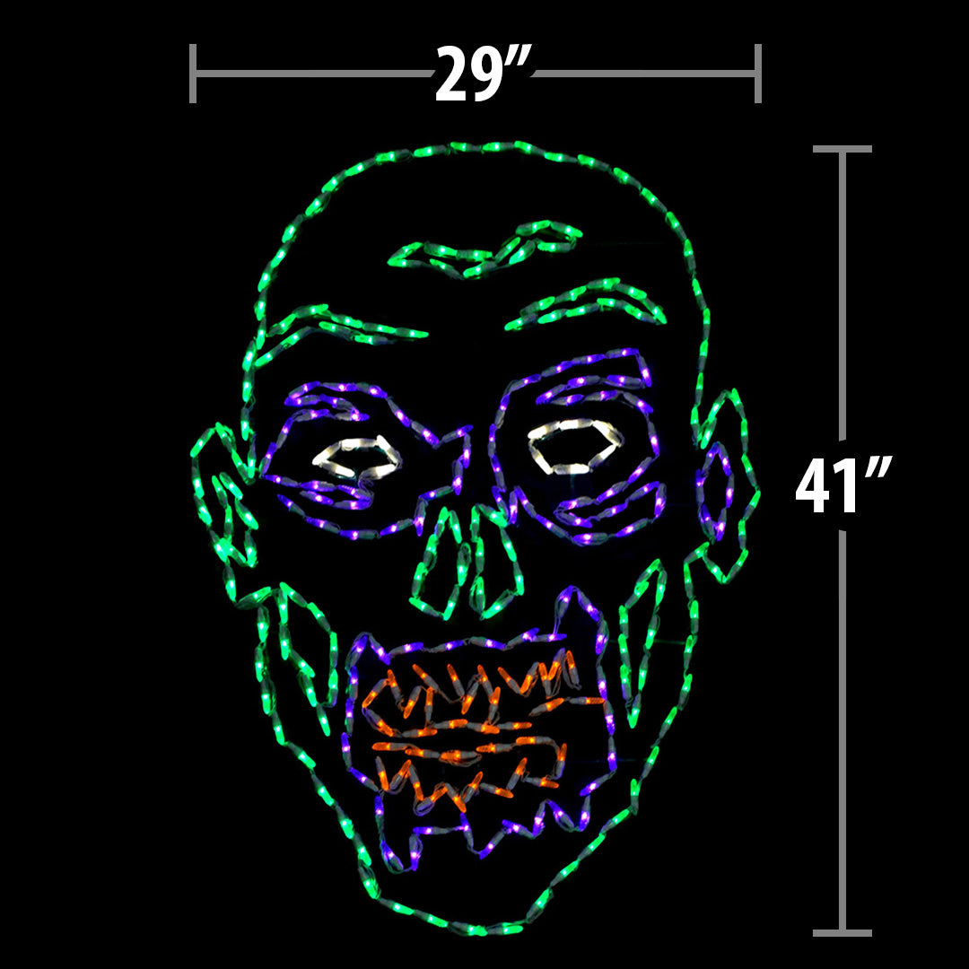 LED Zombie Face
