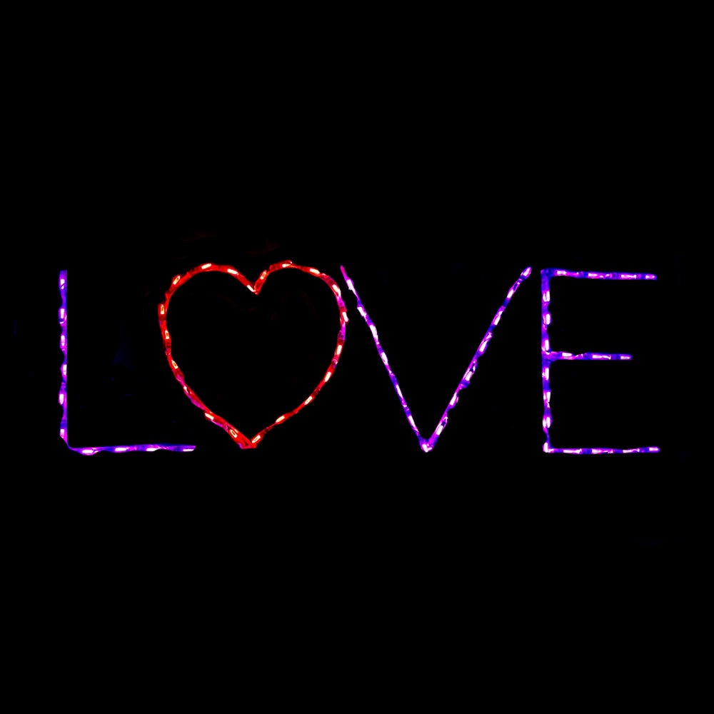 LED Love Word Sign