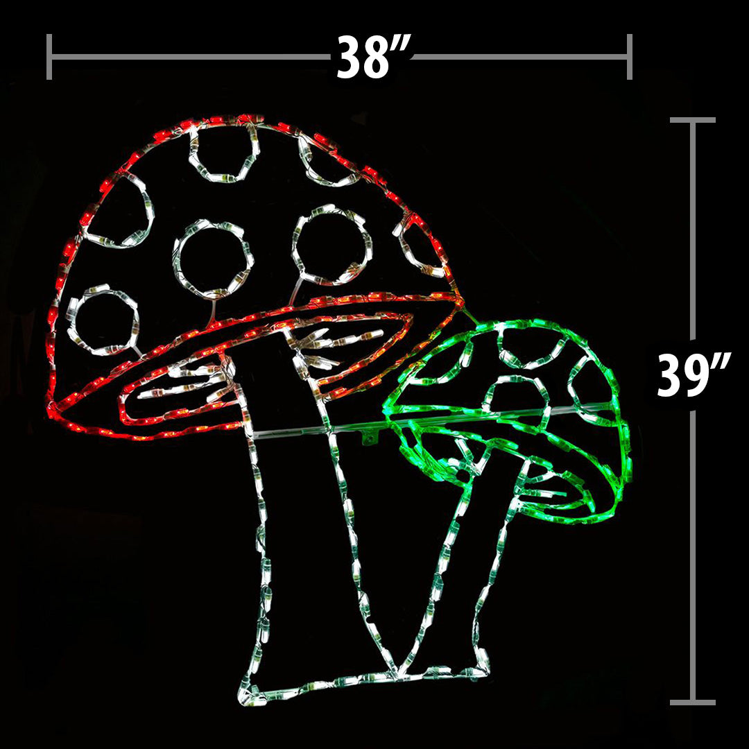 LED Mushroom Double