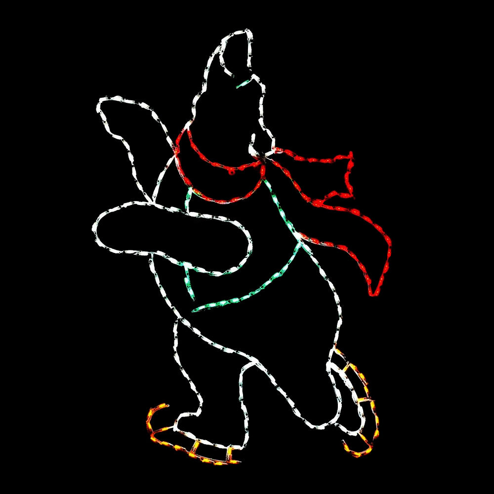 LED Polar Bear Skating Boy
