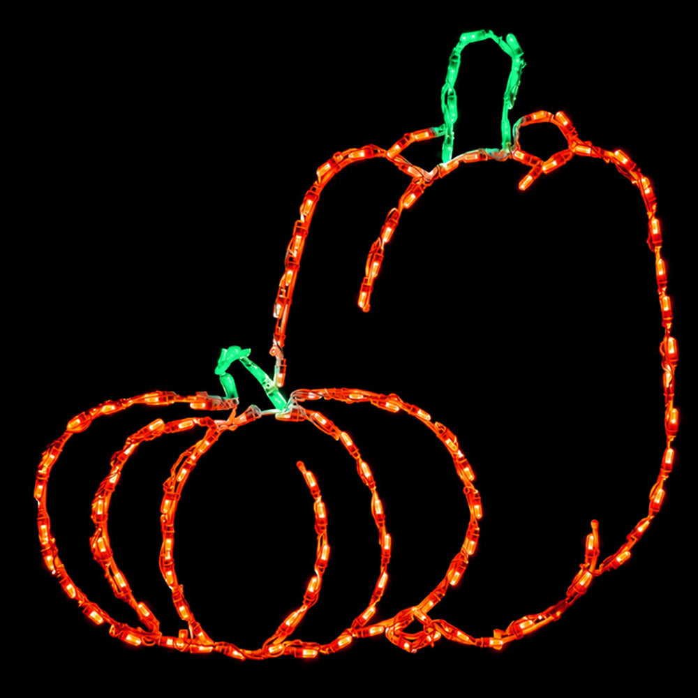 LED Pumpkin Double