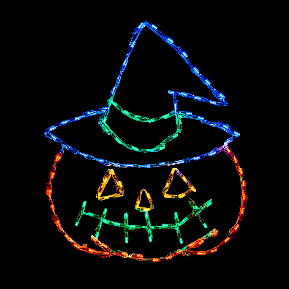 LED Jack-o'-Lantern Witch