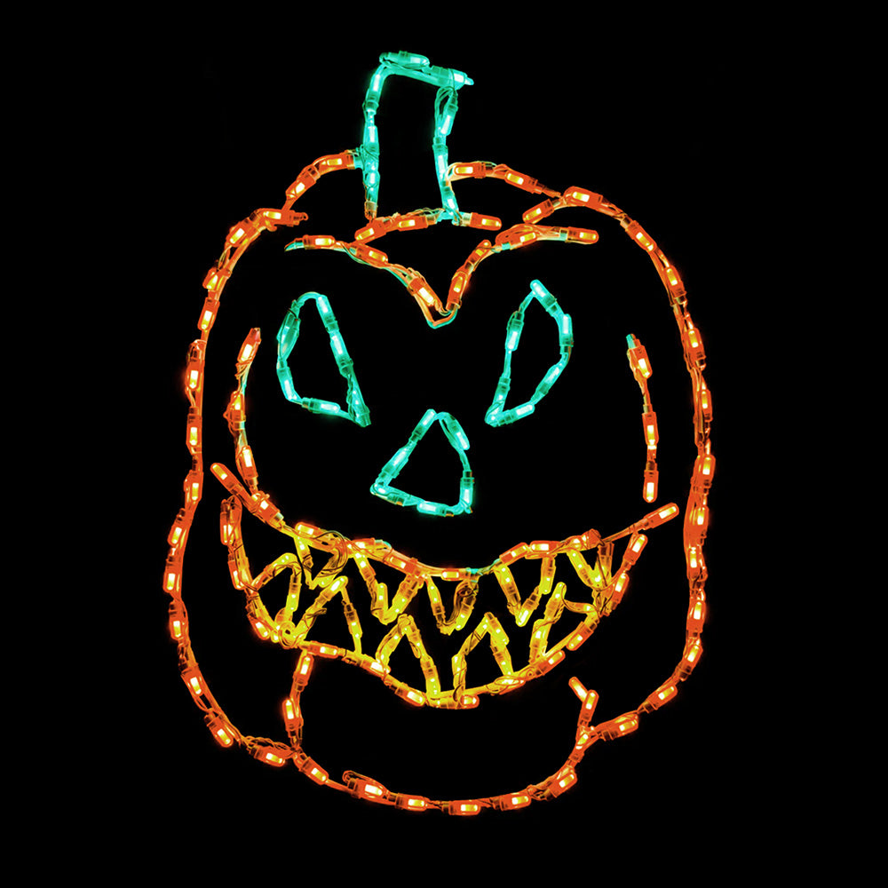 LED Jack-o'-Lantern Scary