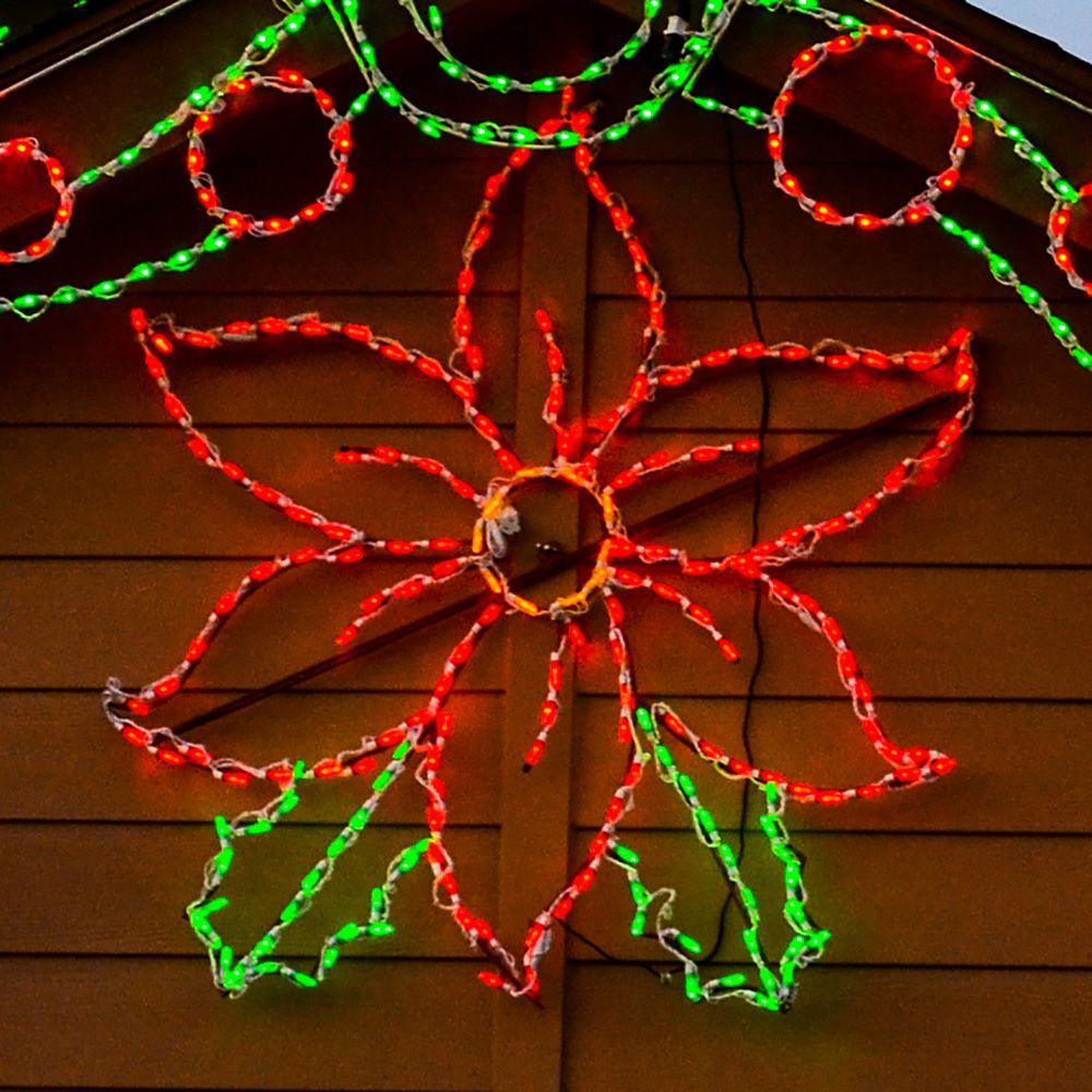 LED Poinsettia Large