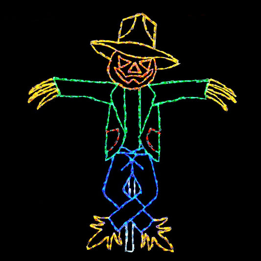 LED Scary Terry Scarecrow