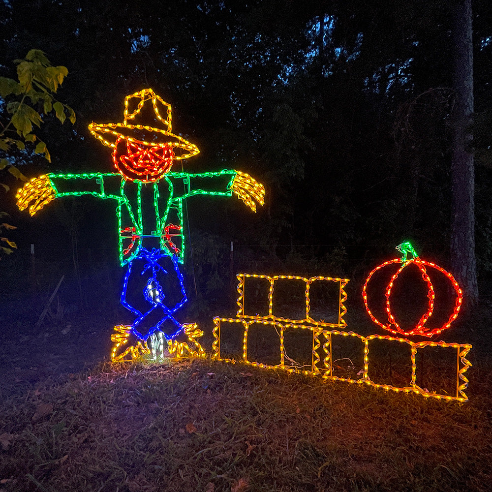 LED Scary Terry Scarecrow