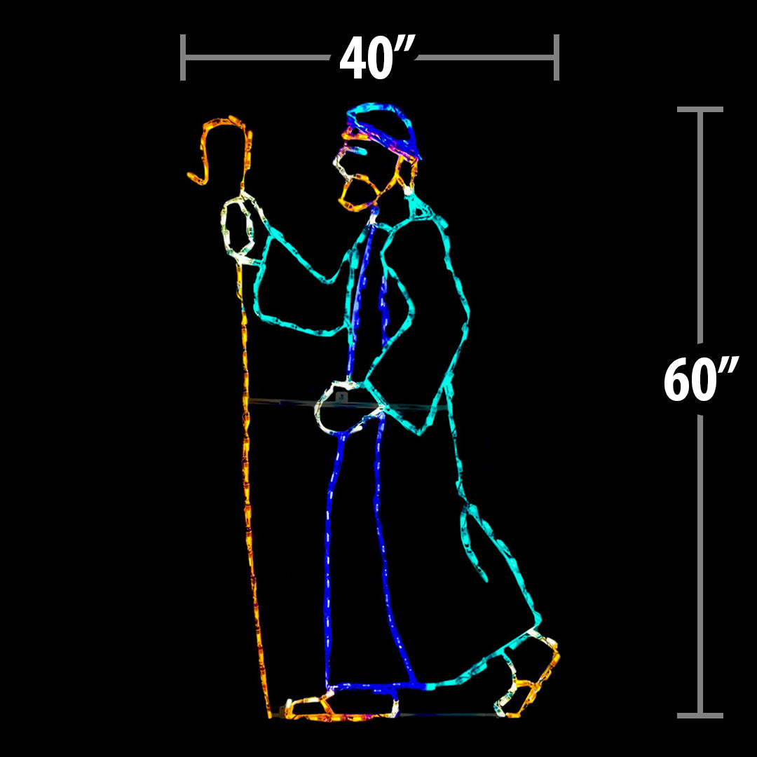 LED Nativity Shepherd