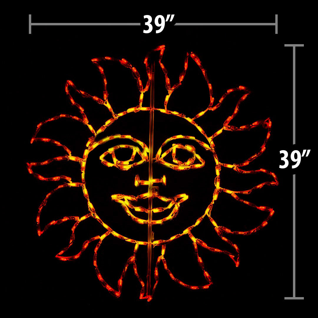 LED Sun Smiling