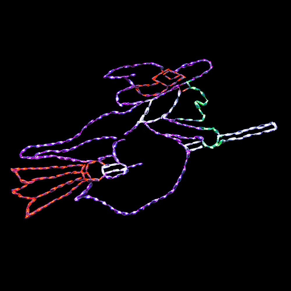 LED Witch Flying