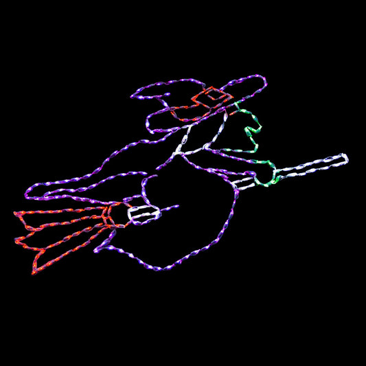 LED Witch Flying